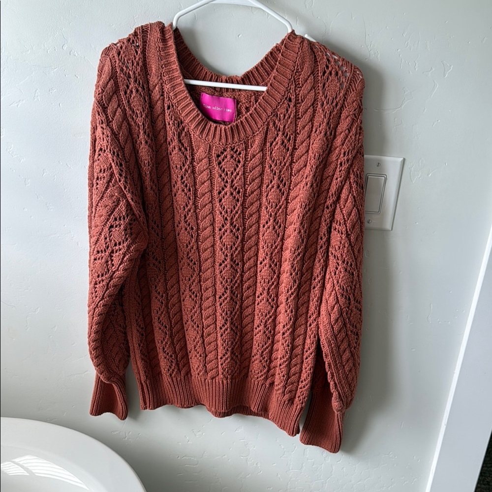 Women's Rust Sweater